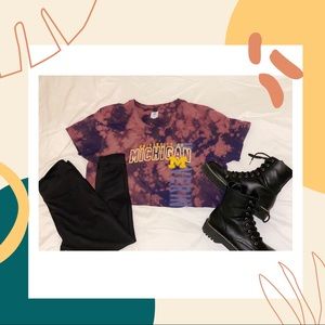 University of Michigan crop top